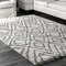 Nuloom Willette Diamond Shaggy Area Rug 4ft x 6ft MLSH05A-406 - alternate 1